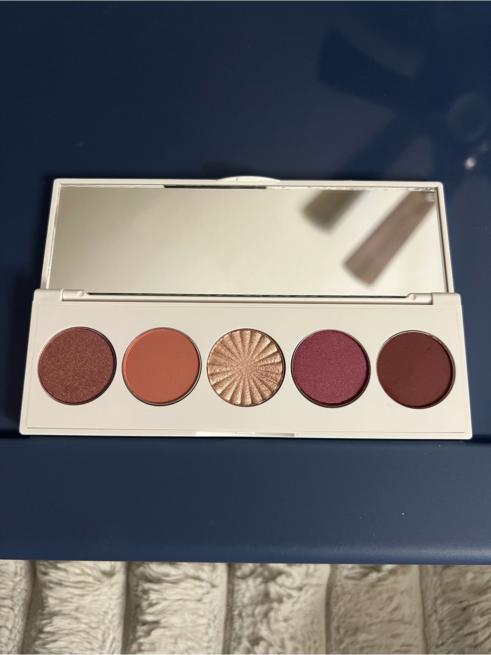 OFRA Five-Shade Eyeshadow Palette in Bronze, Peach, Champagne, Plum, Burgundy